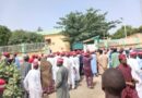 Kwankwasiyya Supporters Storm INEC Office In Kano, Protest Omission Of NDC Governorship Candidate Aminu Gwarzo