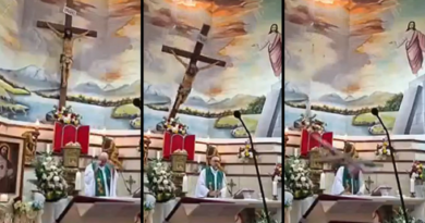 Priest Killed As Giant Crucifix Falls On Him During Livestreamed Mass In Ecuador